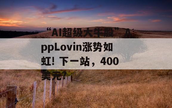 “AI超级大牛股”AppLovin涨势如虹! 下一站，400美元?